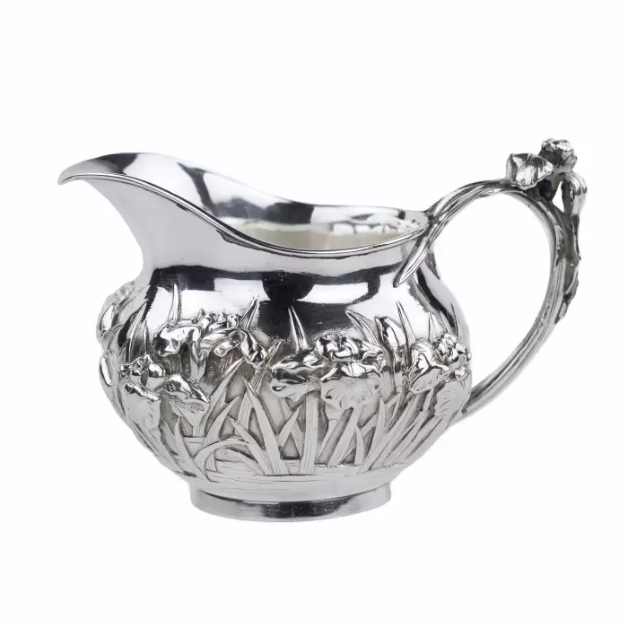 SILVER TEA SET JAPAN, MEIJI PERIOD (1868-1912) 