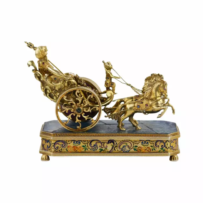 CHAR DE TRIOMPHE AVEC VÉNUS AUTRICHE / ALLEMAGNE, SECONDE MOITIÉ DU XIXᵉ SIÈCLE