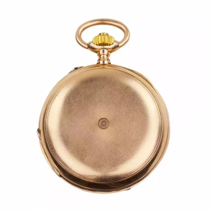 MONTRE DE POCHE À L’AIGLE BICÉPHALE DE RUSSIE  RUSSIE, PAVEL BUHRÉ, VERS 1900–1903