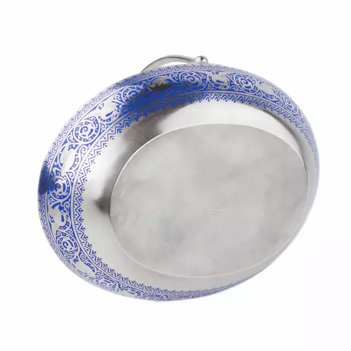SILVER FRUIT BASKET WITH CHAMPLEVÉ ENAMEL  PAVEL OVCHINNIKOV FIRM, MOSCOW, 1892