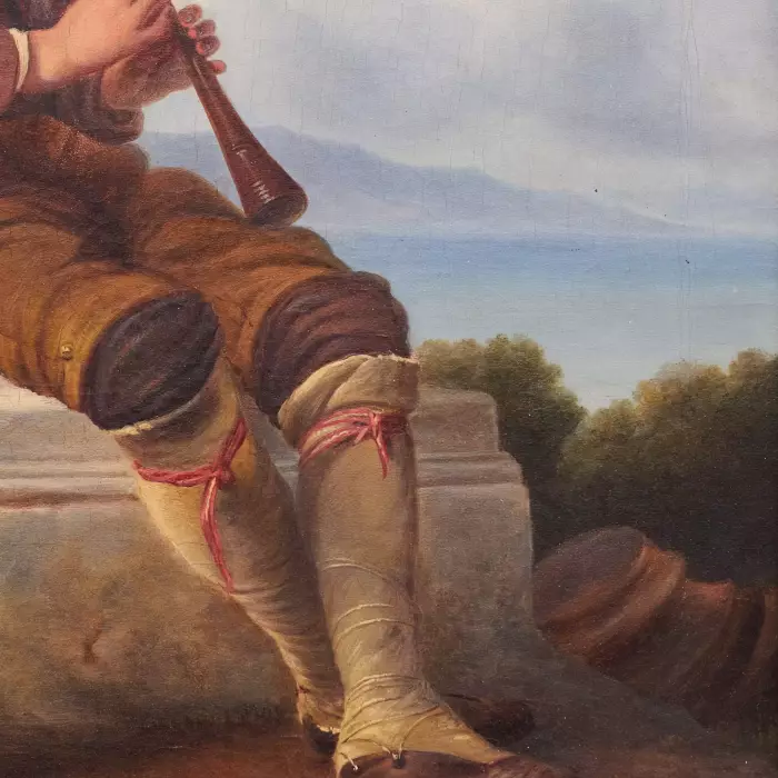 CARL TIMOLEON VON NEFF (1804–1877). BOY WITH A FLUTE  RUSSIA / ESTONIA, 1841