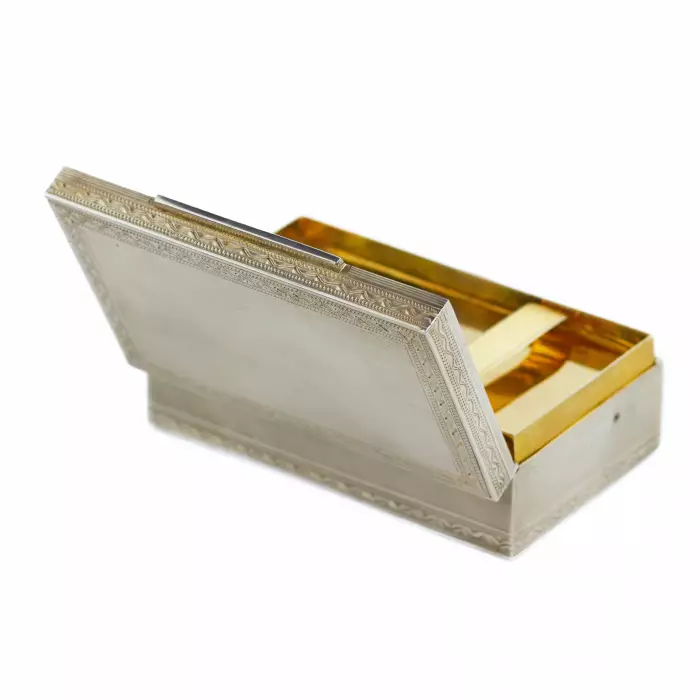 RARE SILVER EROTIC MUSICAL BOX  ITALY, 1930s