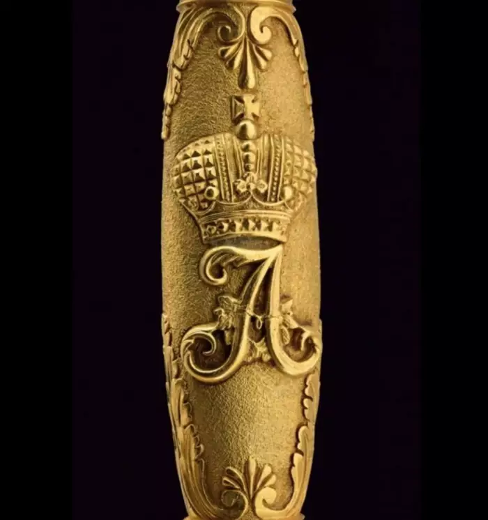 ÉPÉE CÉRÉMONIELLE DE PRÉSENTATION  EMPIRE RUSSE, PREMIÈRE MOITIÉ DU XIXᵉ SIÈCLE