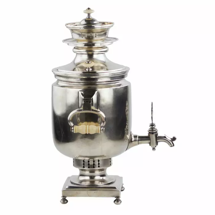 SILVER SAMOVAR. JOHAN OLSONIUS RUSSIA, SAINT PETERSBURG, THIRD QUARTER OF THE 19TH CENTURY
