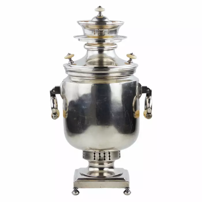 SILVER SAMOVAR. JOHAN OLSONIUS RUSSIA, SAINT PETERSBURG, THIRD QUARTER OF THE 19TH CENTURY