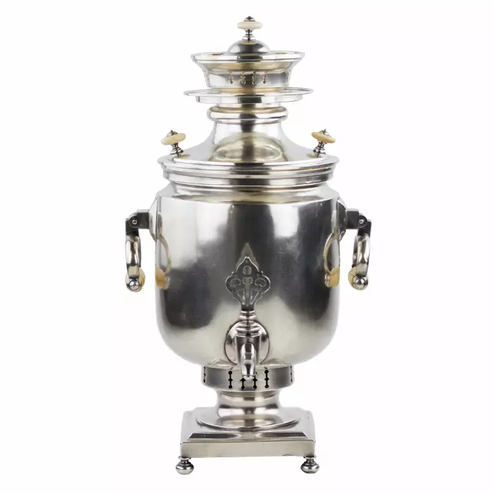 SILVER SAMOVAR. JOHAN OLSONIUS RUSSIA, SAINT PETERSBURG, THIRD QUARTER OF THE 19TH CENTURY