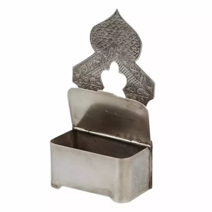 SALIÈRE EN ARGENT « CHAISE »  RUSSIE, MOSCOU, 1896–1908