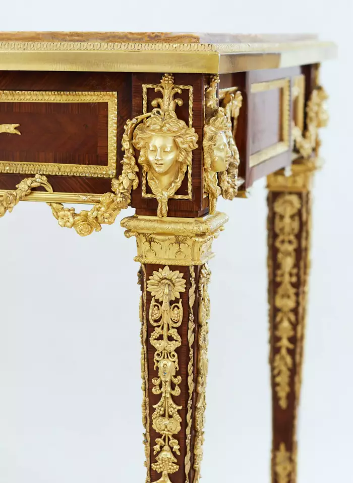 LOUIS XVI STYLE WRITING DESK. MODEL BY JOSEPH-EMMANUEL ZWIENER FRANCE, PARIS, LAST QUARTER OF THE 19TH CENTURY