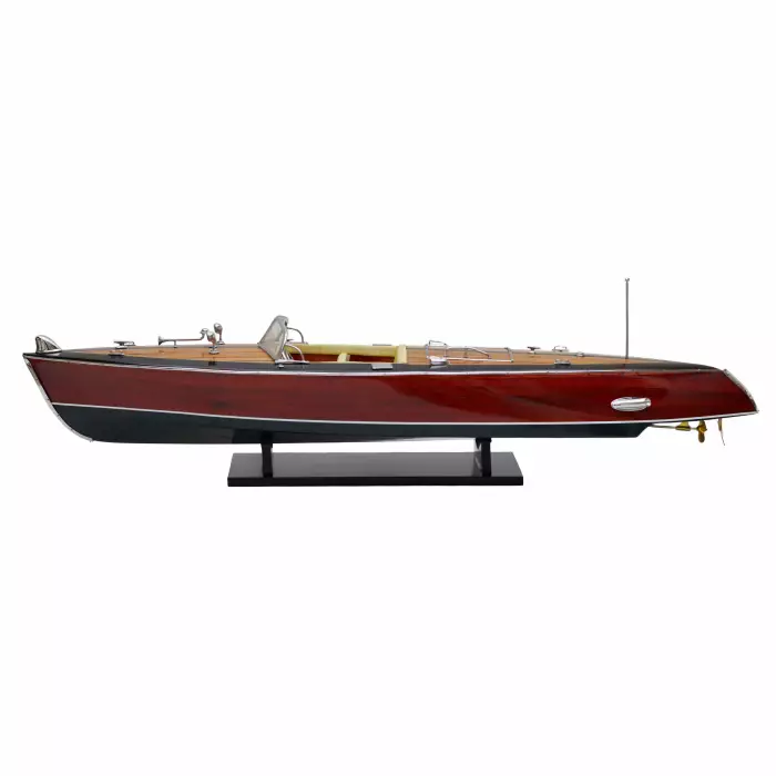 ART DECO STYLE MOTORBOAT MODEL FRANCE, 1930S