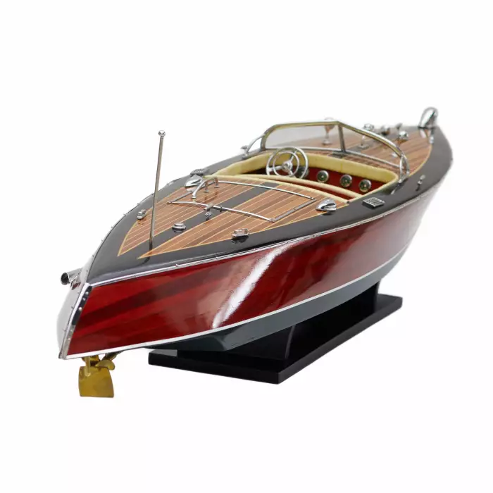 ART DECO STYLE MOTORBOAT MODEL FRANCE, 1930S