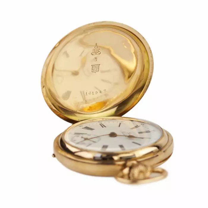 BOREL POCKET WATCH, NEUCHÂTEL, 14K GOLD SWITZERLAND, LATE 19TH – EARLY 20TH CENTURY