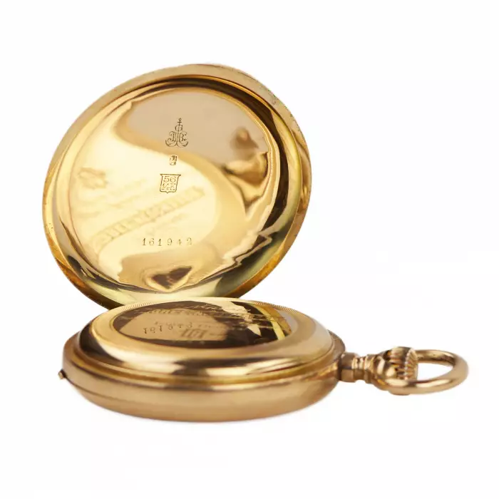 BOREL POCKET WATCH, NEUCHÂTEL, 14K GOLD SWITZERLAND, LATE 19TH – EARLY 20TH CENTURY