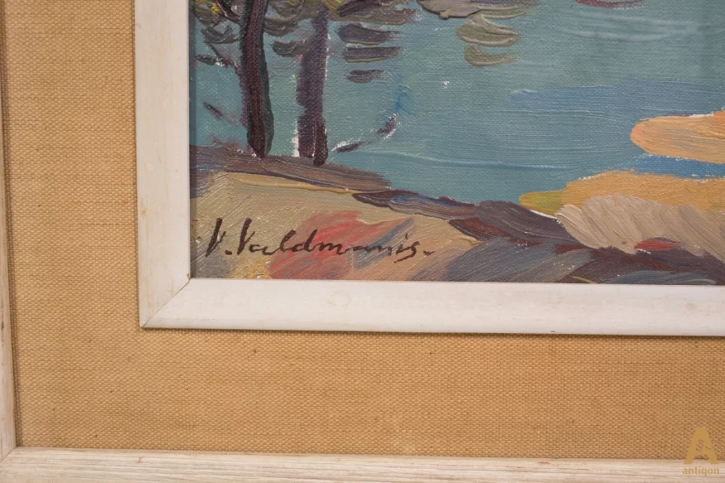The painting in the frame
