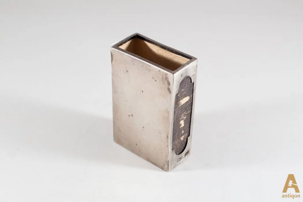 Silver box of matches