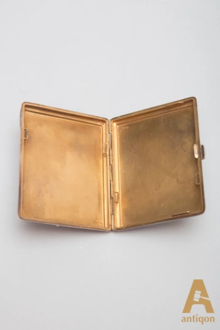 Silver cigarette case