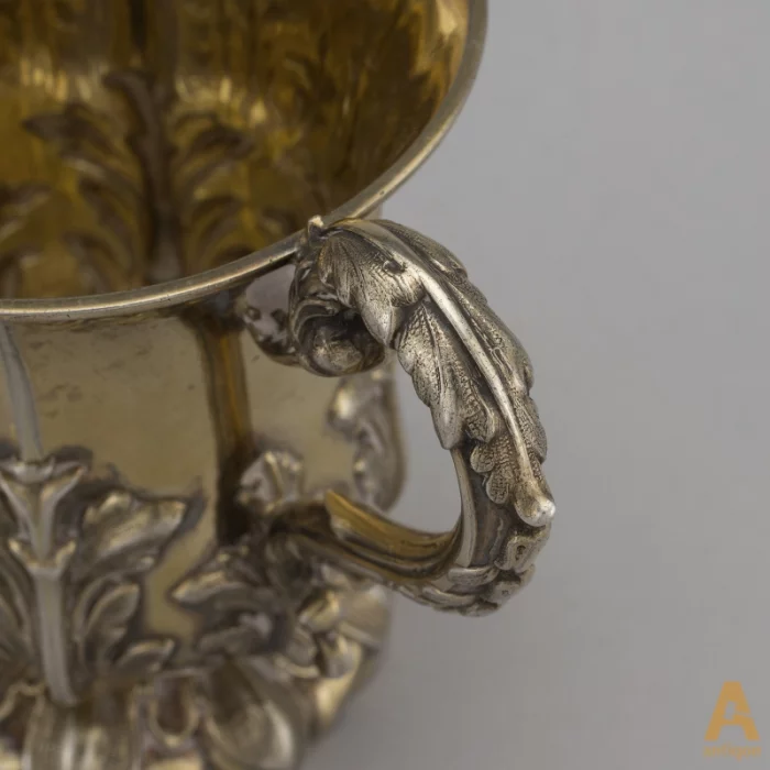 Silver tea cup. HENY WILKINSON