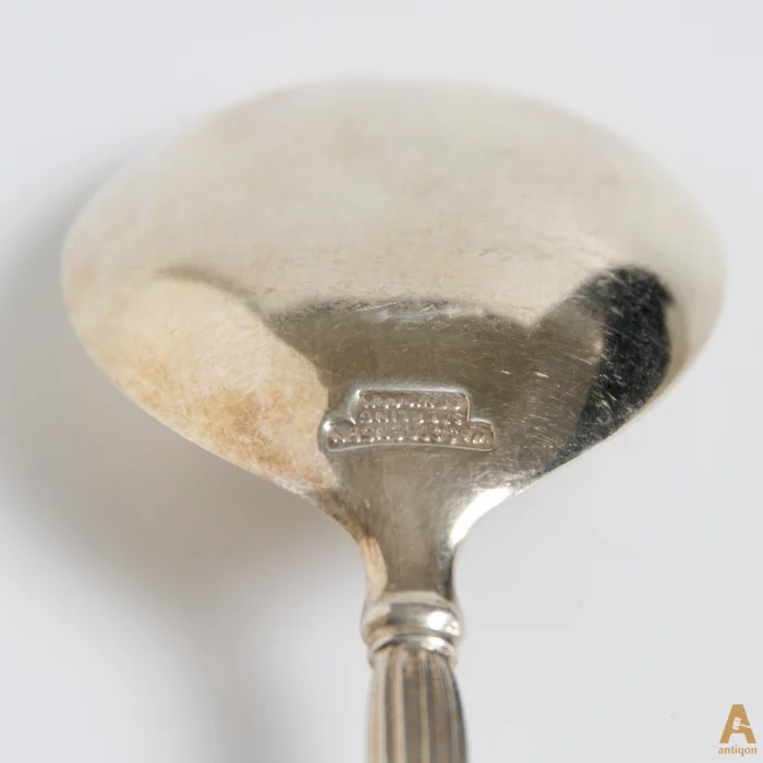A set of silver spoons