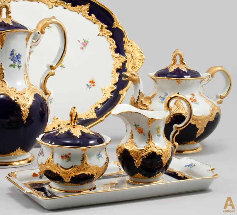  Coffee set. Meissen