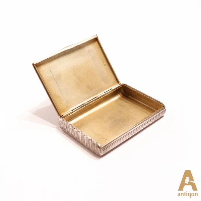 Silver cigarette case. Royal Russia.