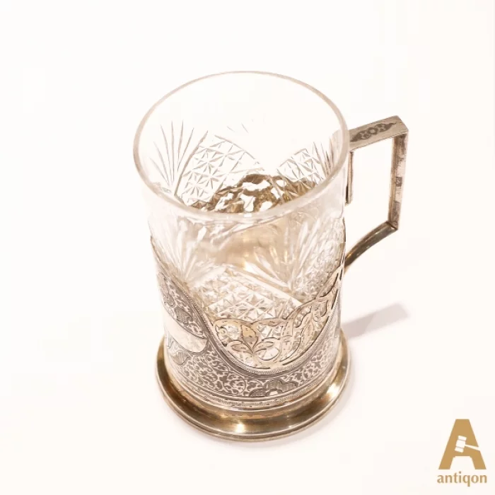 Silver cup holder