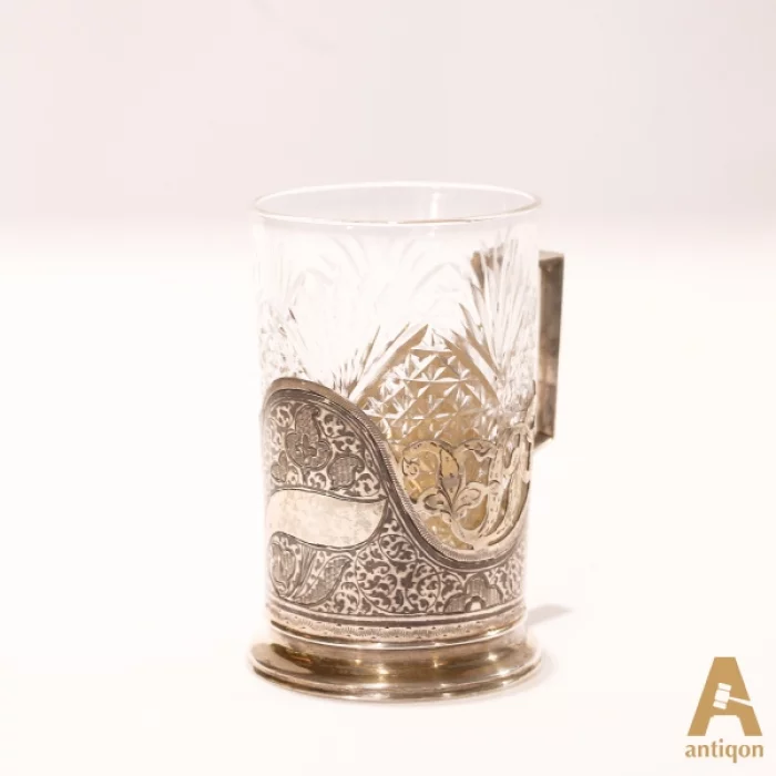 Silver cup holder