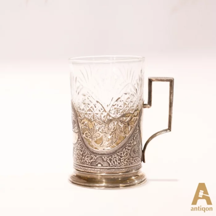 Silver cup holder