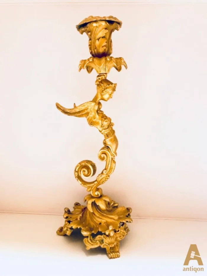 Bronze candlesticks