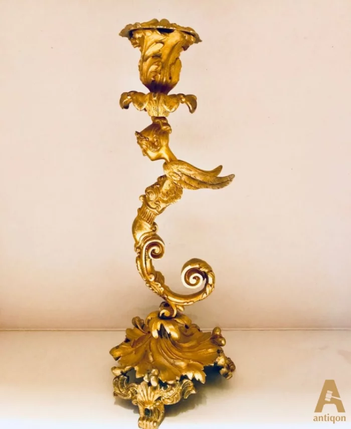 Bronze candlesticks