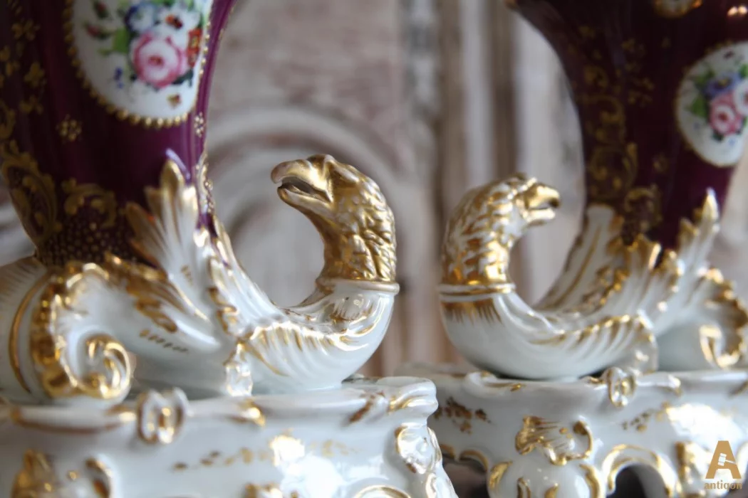 A pair of vases