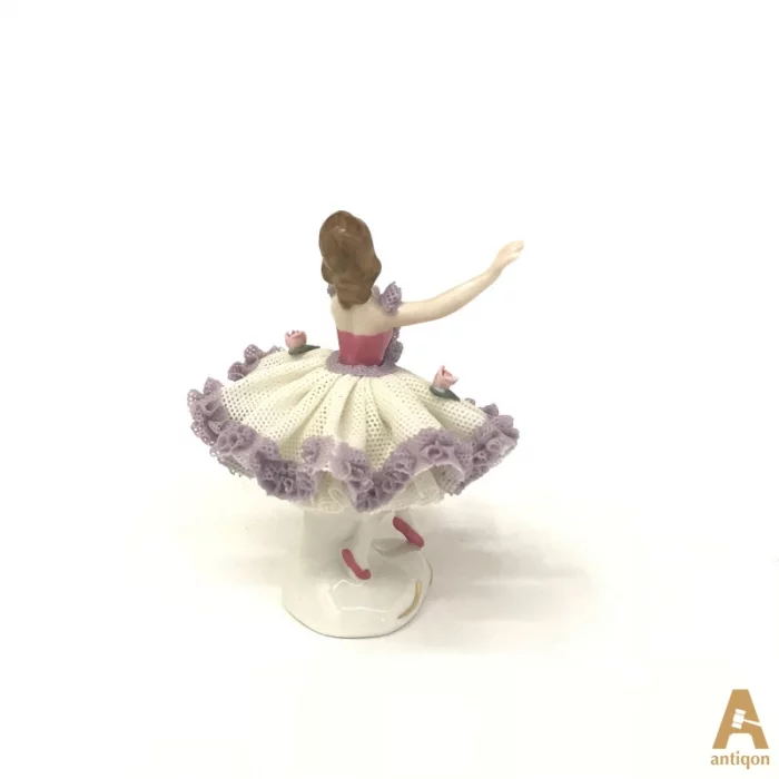 Ballerina in a lace dress