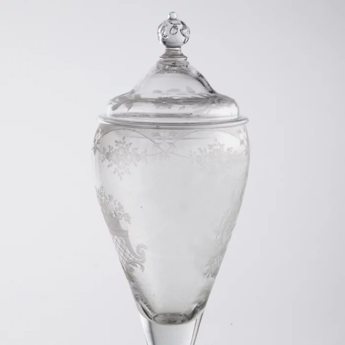 Glass with lid, 17001800 