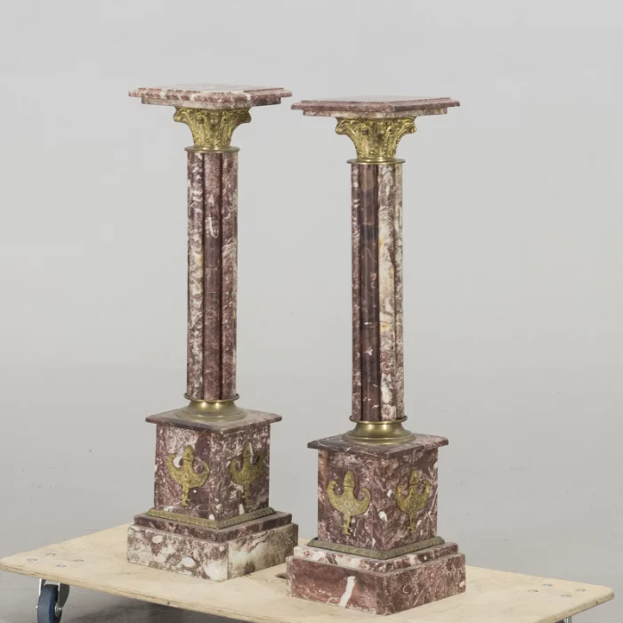 Pair of marble columns