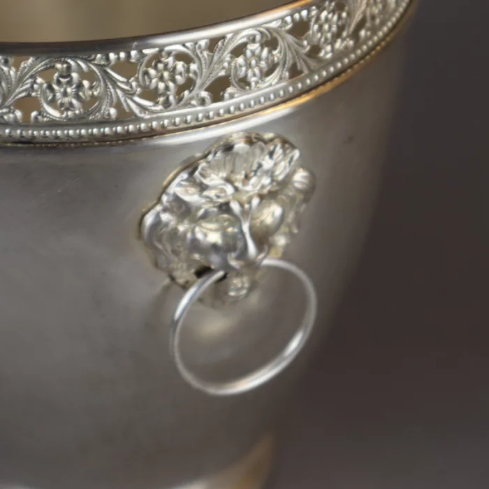 Refroidisseur en argent pour champagne