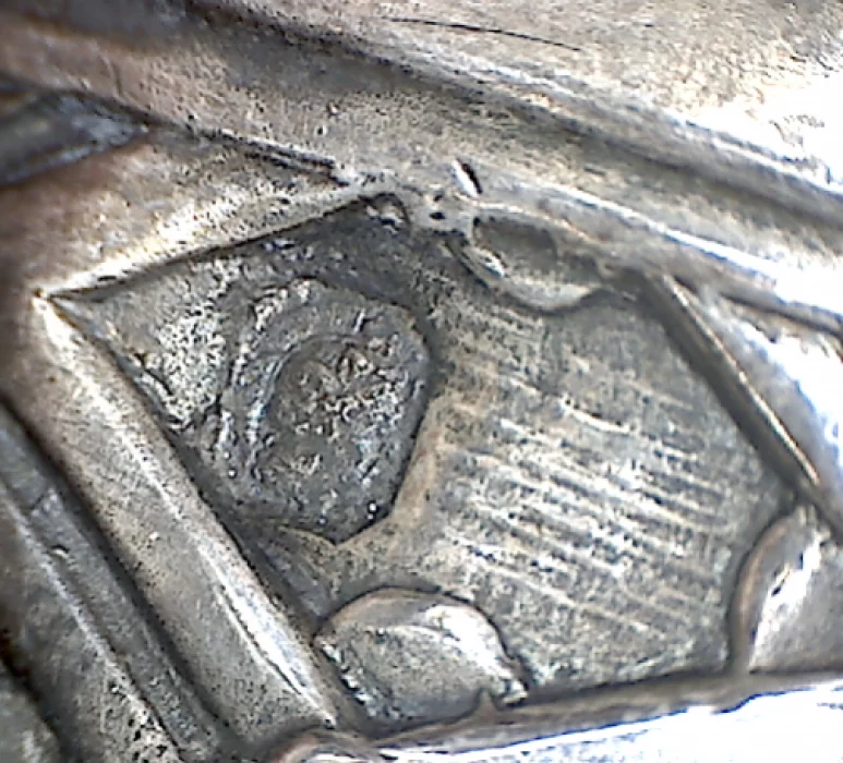 Silver teapot