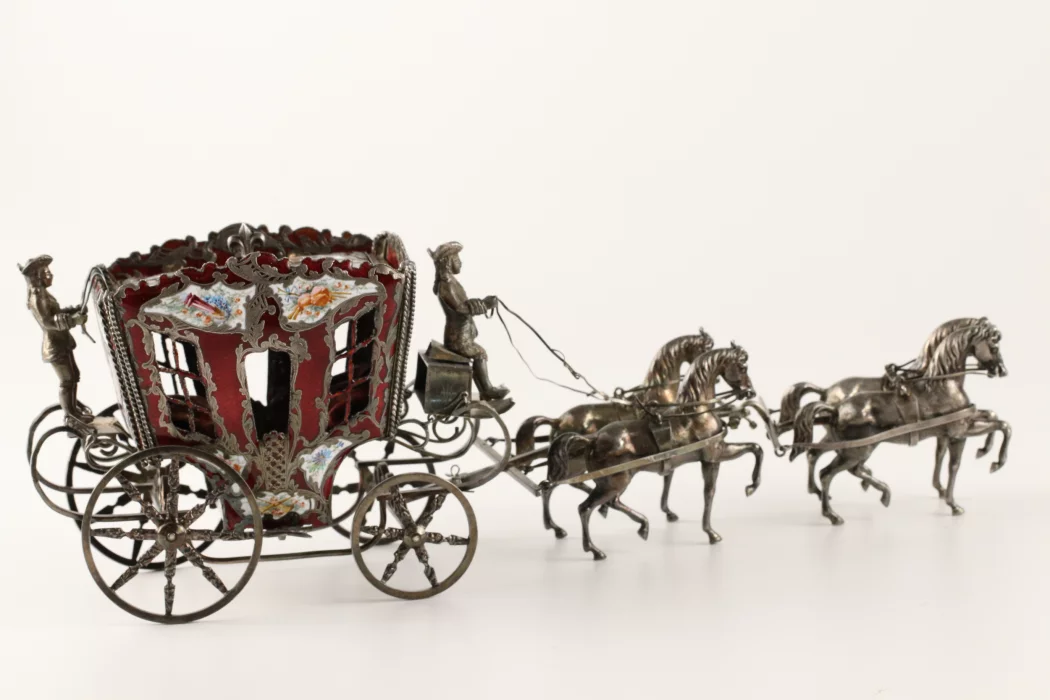 Silver jewelry casket  