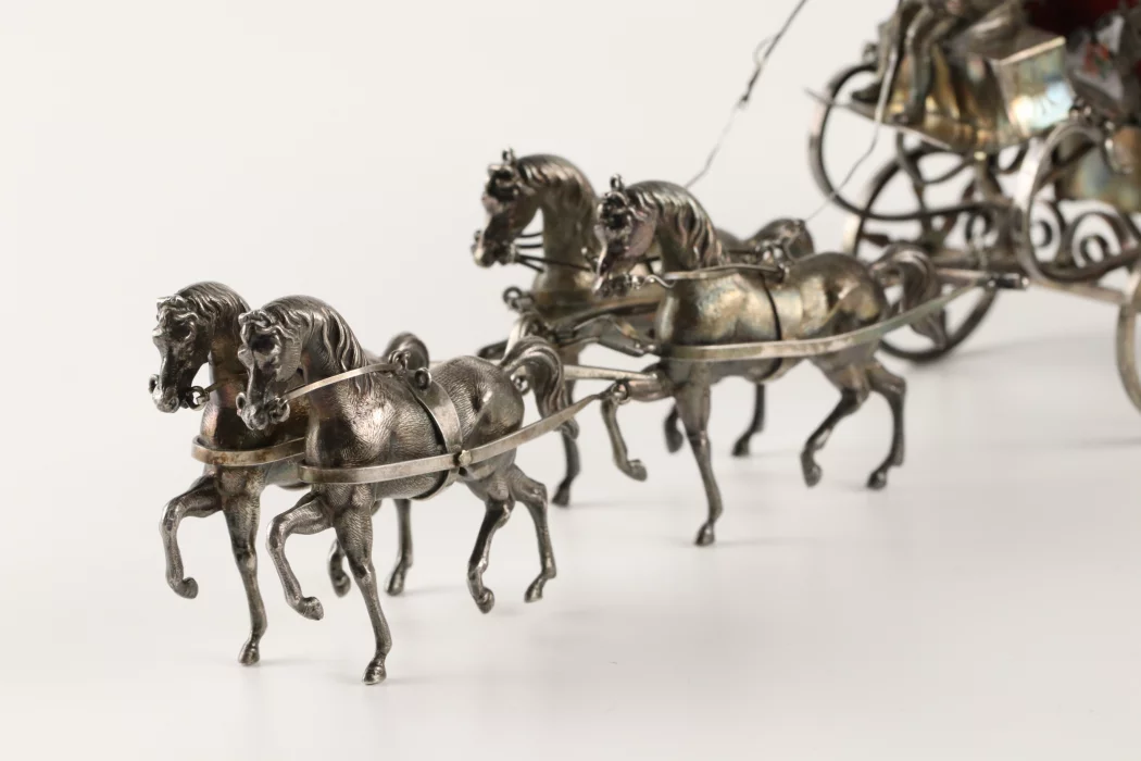 Silver jewelry casket  