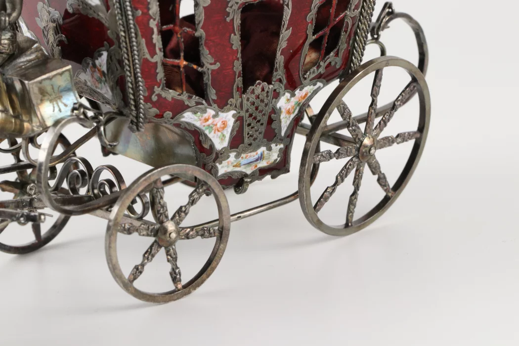 Silver jewelry casket  