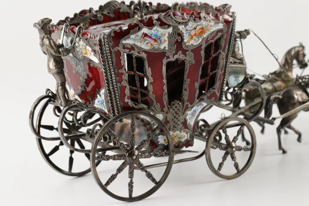 Silver jewelry casket  