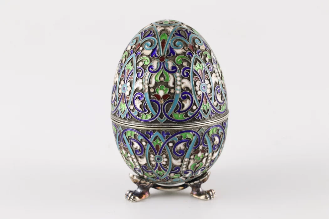 Easter silver egg