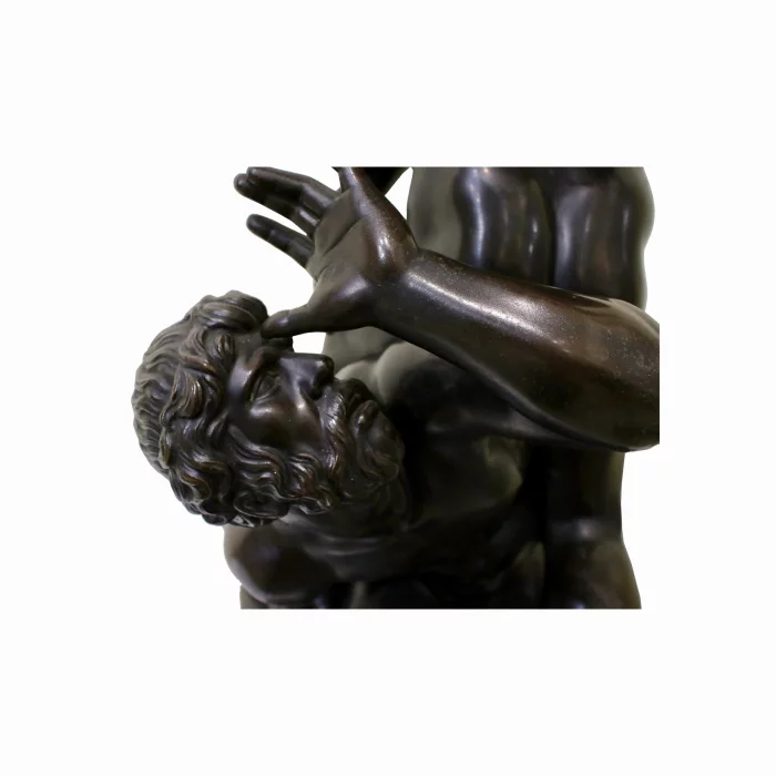 GROUPE SCULPTÉ “L’ENLÈVEMENT DES SABINES” D’APRÈS GIOVANNI DA BOLOGNA (1529-1608) ITALIE, XXᵉ SIÈCLE