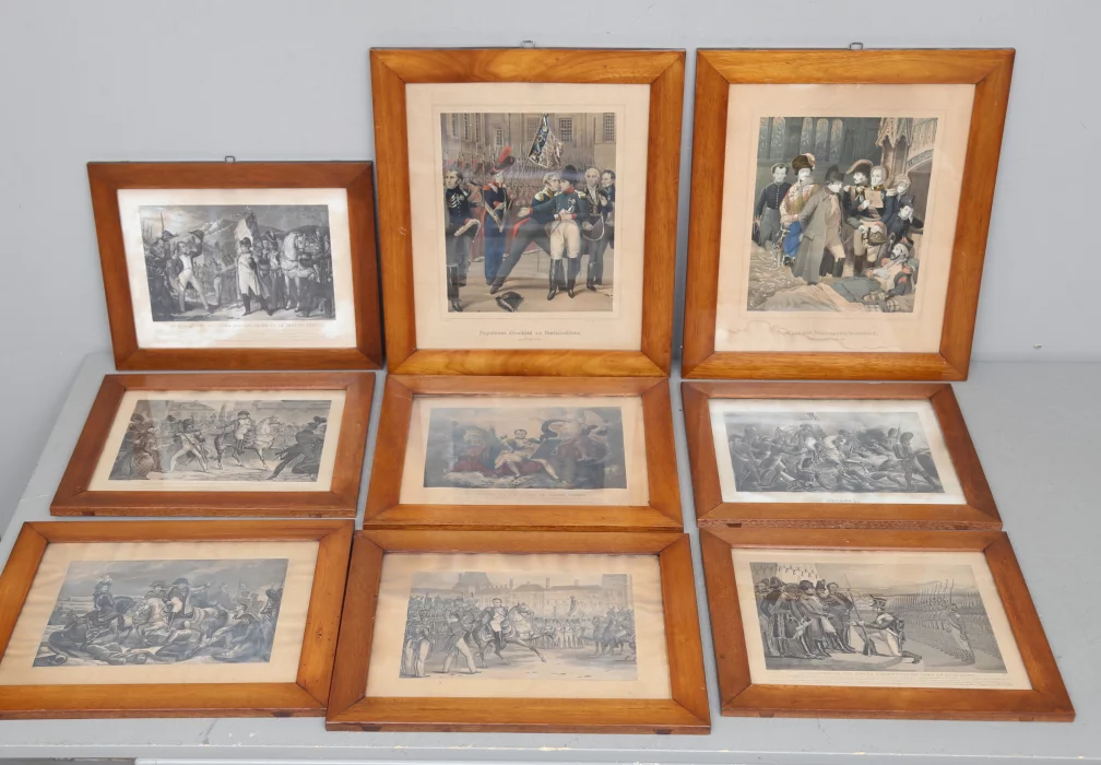 Dix gravures du cycle Napoleon