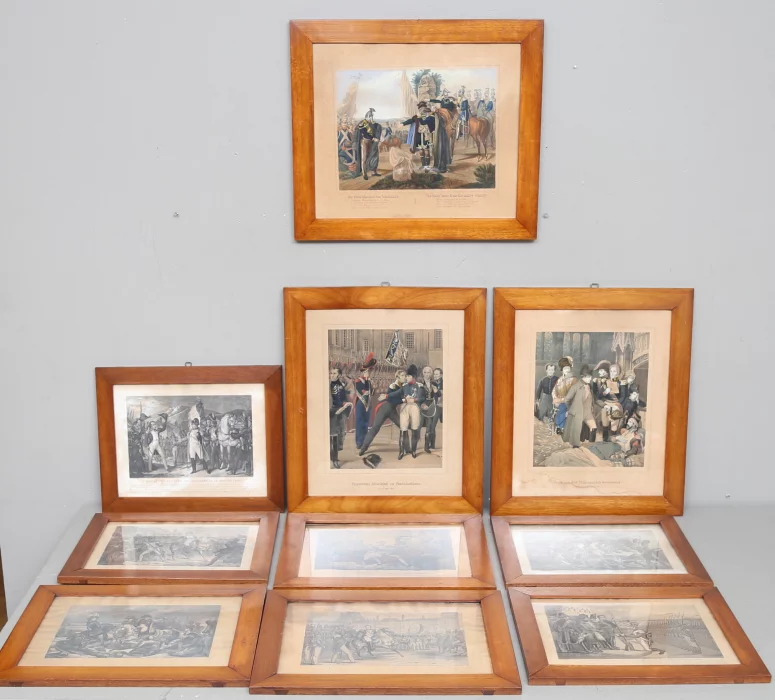 Dix gravures du cycle Napoleon