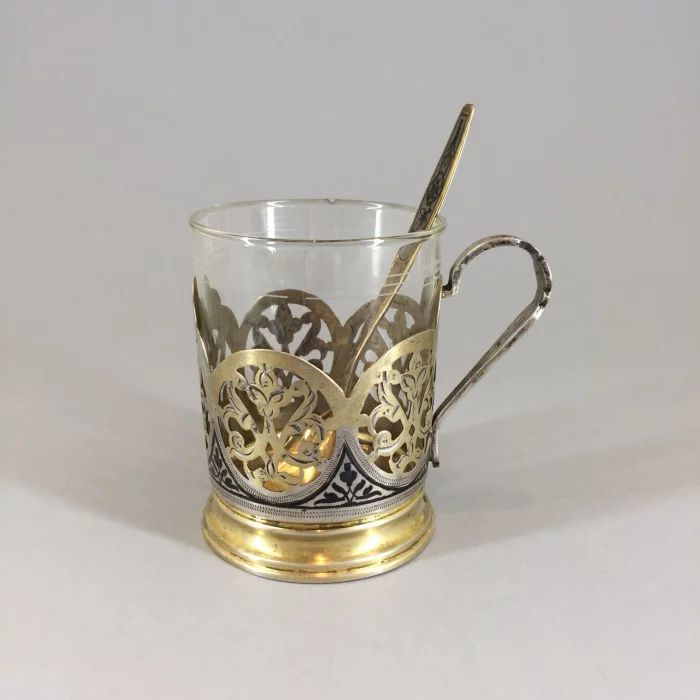Silver cup holder Kubachi