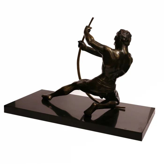 A bronze sculpture. Art Deco