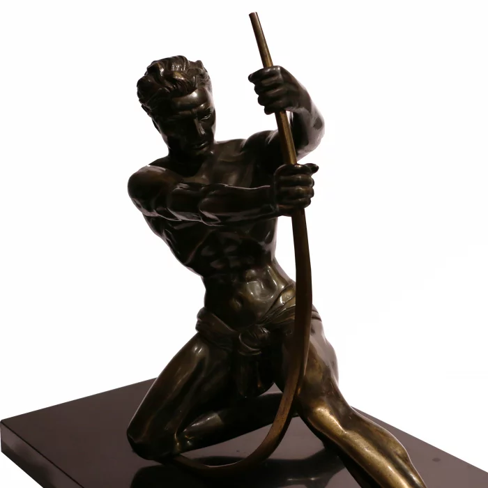 A bronze sculpture. Art Deco