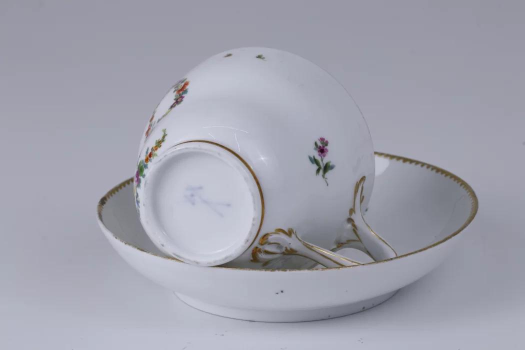 Meissen. Une paire de cafe commemorative
