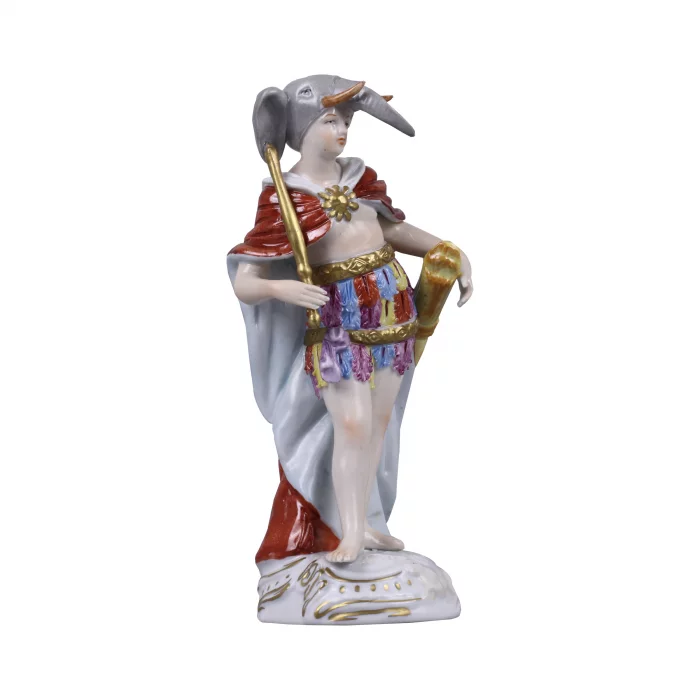 Groupe de porcelaine Continents. Sitzendorf. 