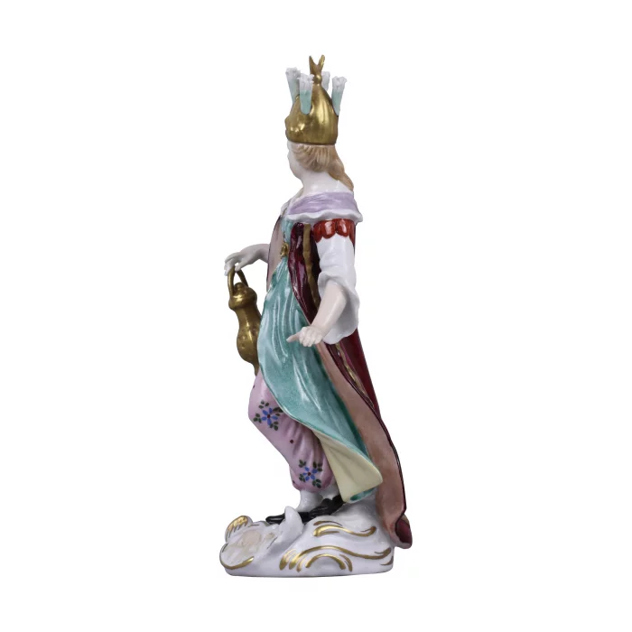 Groupe de porcelaine Continents. Sitzendorf. 