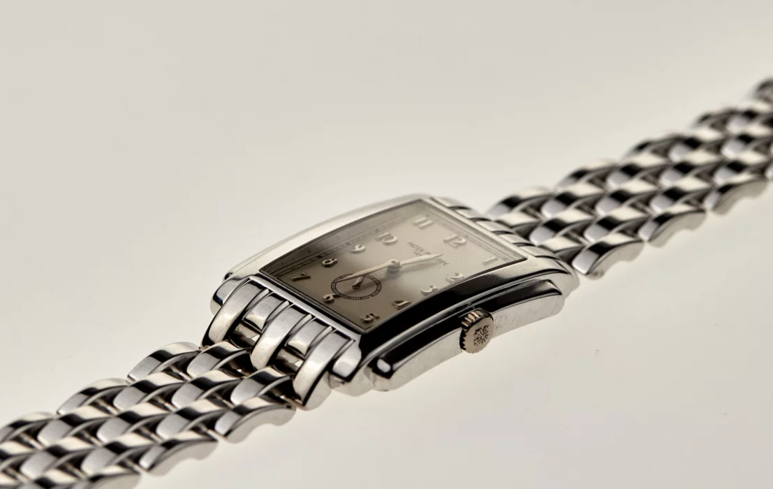 Часы Patek Philippe Gondolo Ref 5024 - White Gold on Bracelet 5024. 1G
