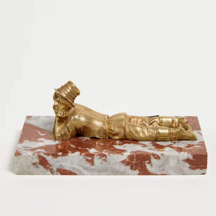 Presse-papiers en bronze russe 